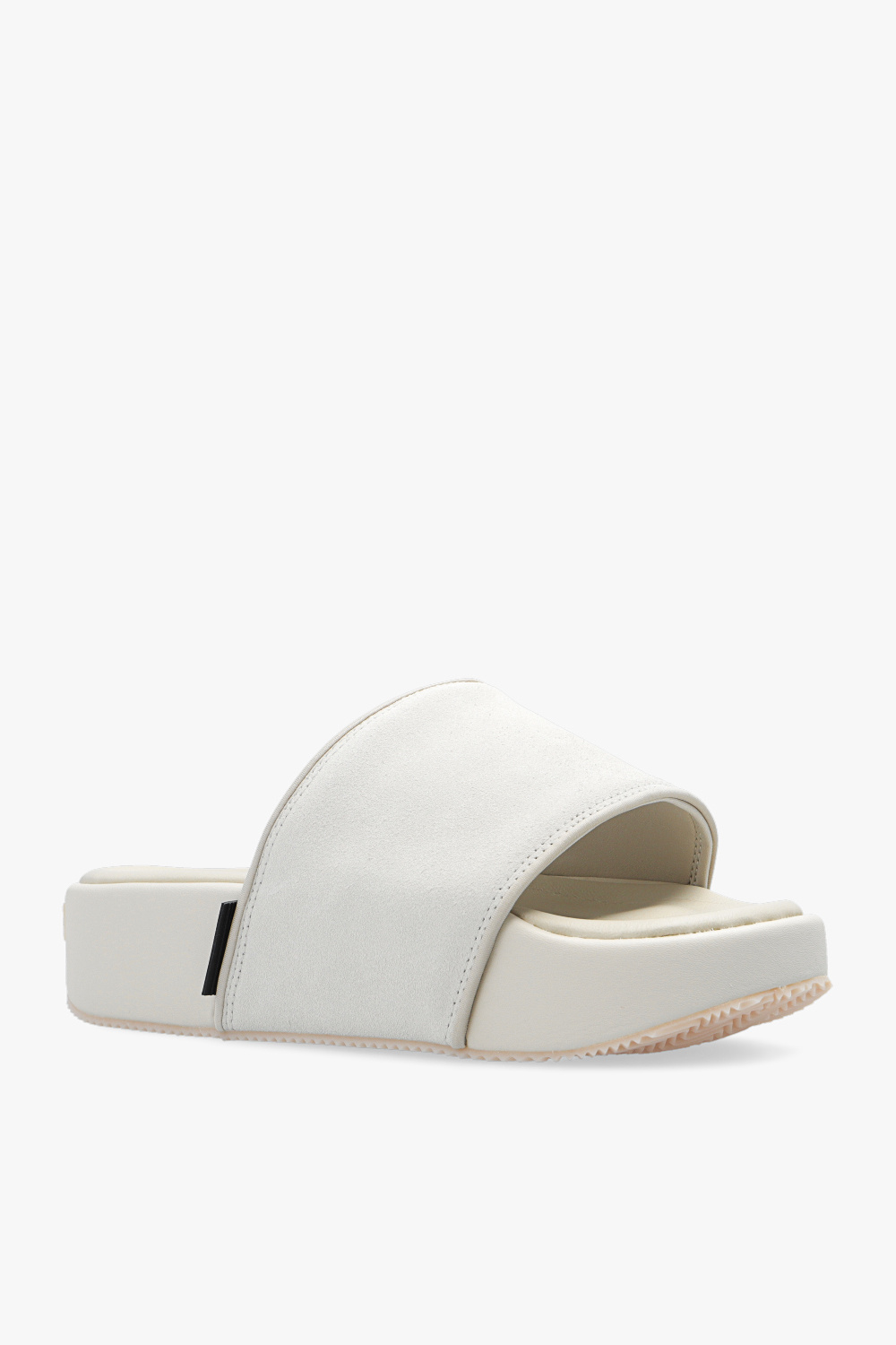 Cream Platform slides Y - SchaferandweinerShops Malawi - 3